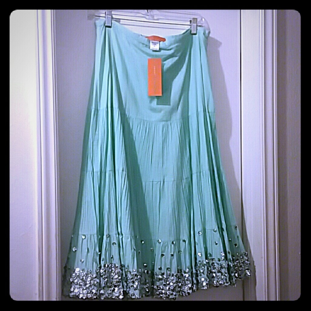 Sweet By Miss Me Turqoise Skirt Size Large🦄🦄